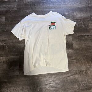 Hooters Cream Short Sleeve Tee with Graphic
